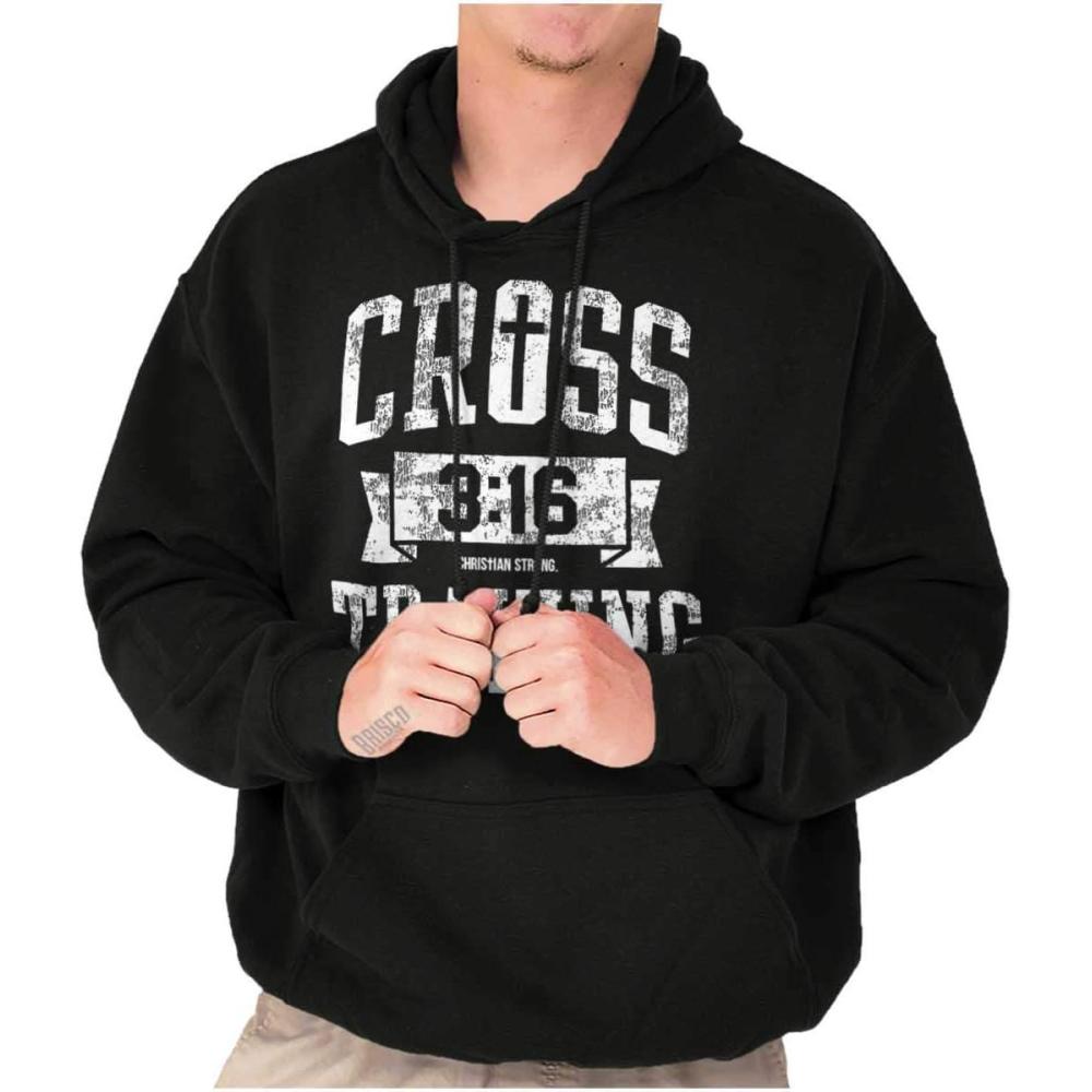 imageBrisco Brands Cross Training 316 Christian Hoodie Sweatshirt Women MenBlack