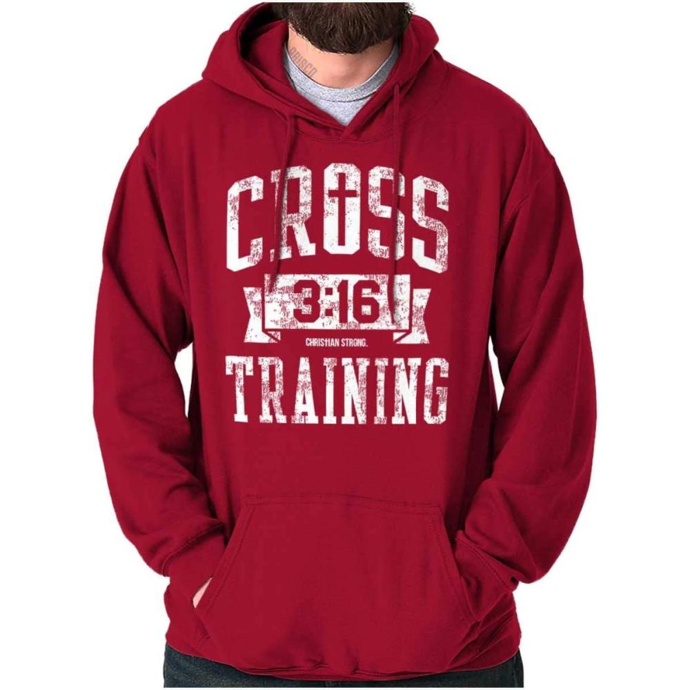imageBrisco Brands Cross Training 316 Christian Hoodie Sweatshirt Women MenCardinal Red