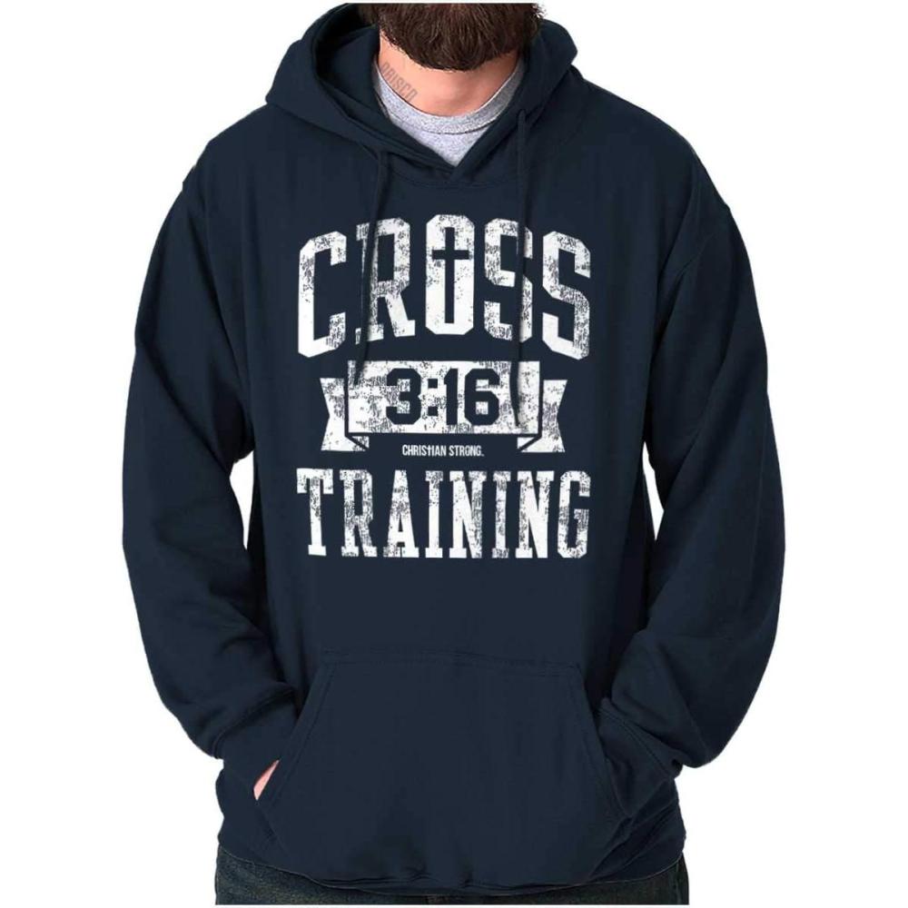 imageBrisco Brands Cross Training 316 Christian Hoodie Sweatshirt Women MenNavy
