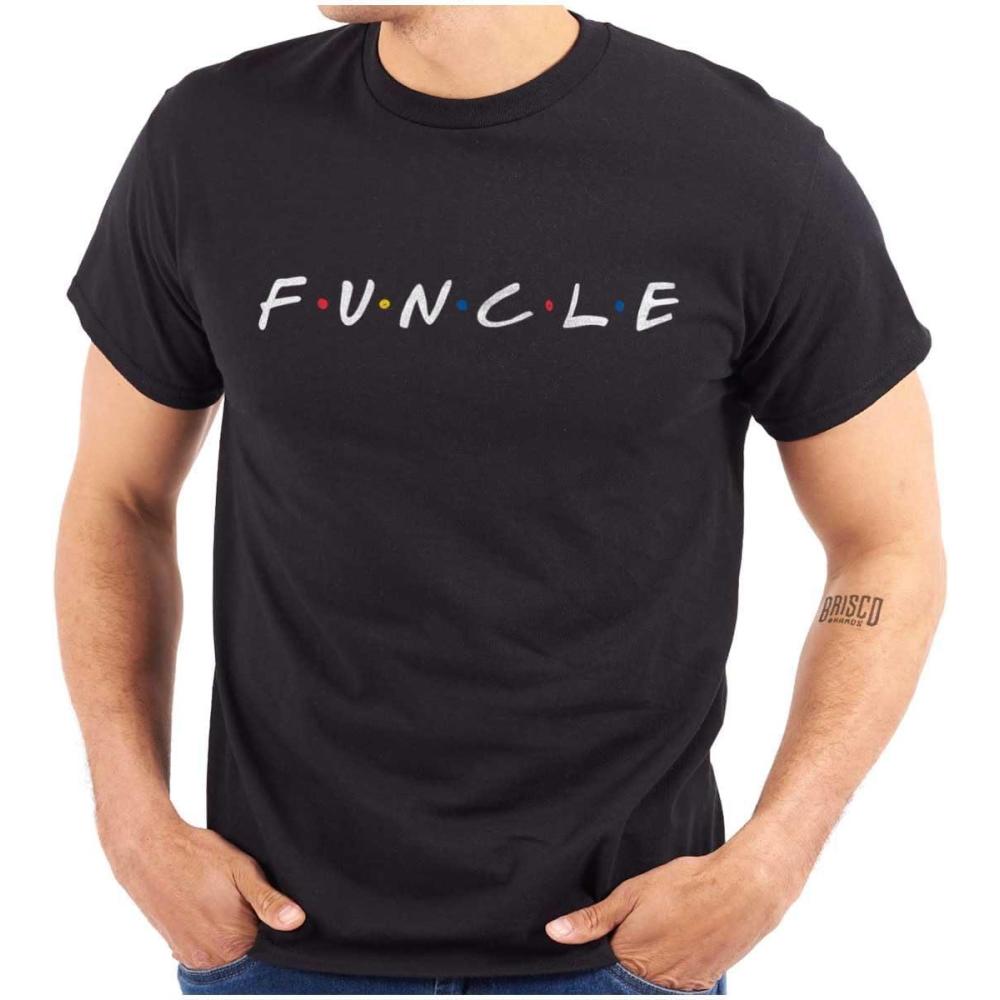 imageBrisco Brands Funcle Fun Uncle 90s TV Show Retro Mens Graphic T Shirt TeesBlack