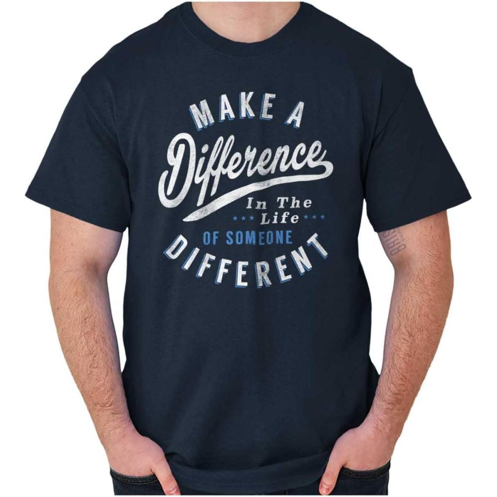 imageBrisco Brands Make a Difference Autism Awareness Graphic T Shirt Men or WomenNavy