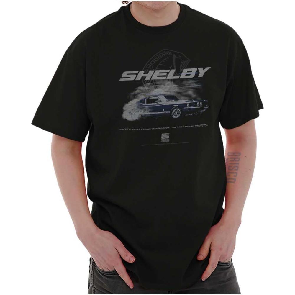 imageBrisco Brands Shelby Racing Never Enough Horsepower Graphic T Shirt Men or WomenBlack