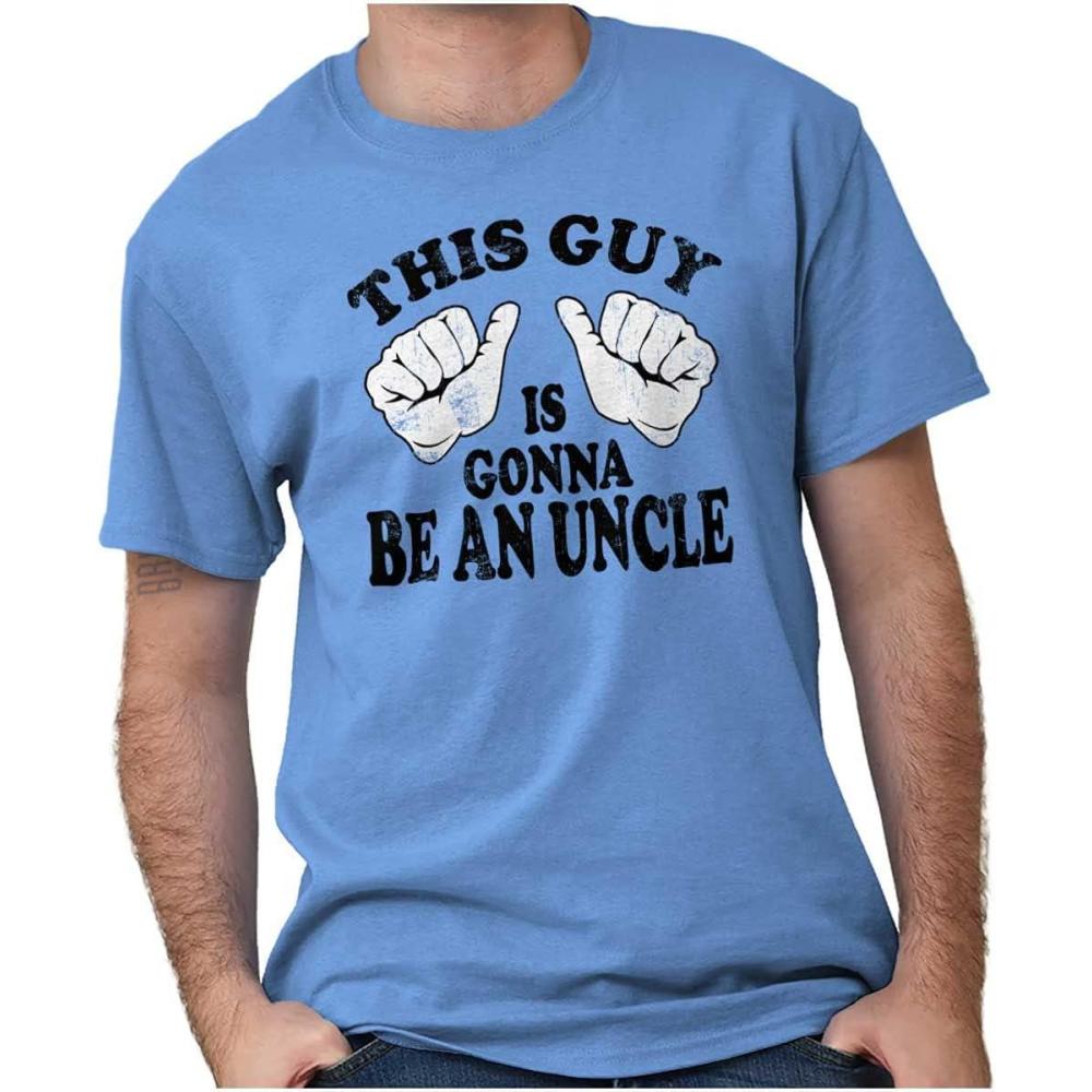 imageClassic Teaze This Guy is Gonna Be Uncle Nephew Mens Graphic T Shirt TeesCarolina Blue
