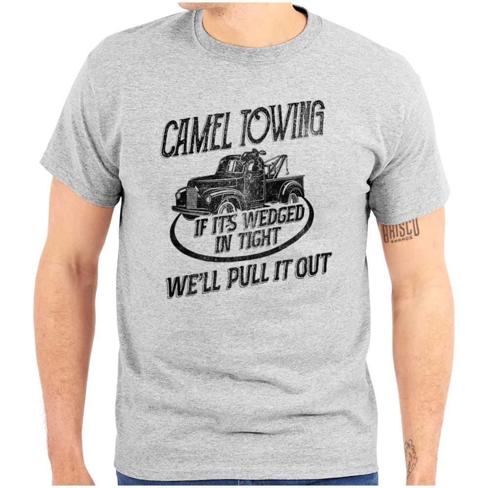 imageFunny Camel Towing Services Joke Mens Graphic T Shirt TeesSport Grey