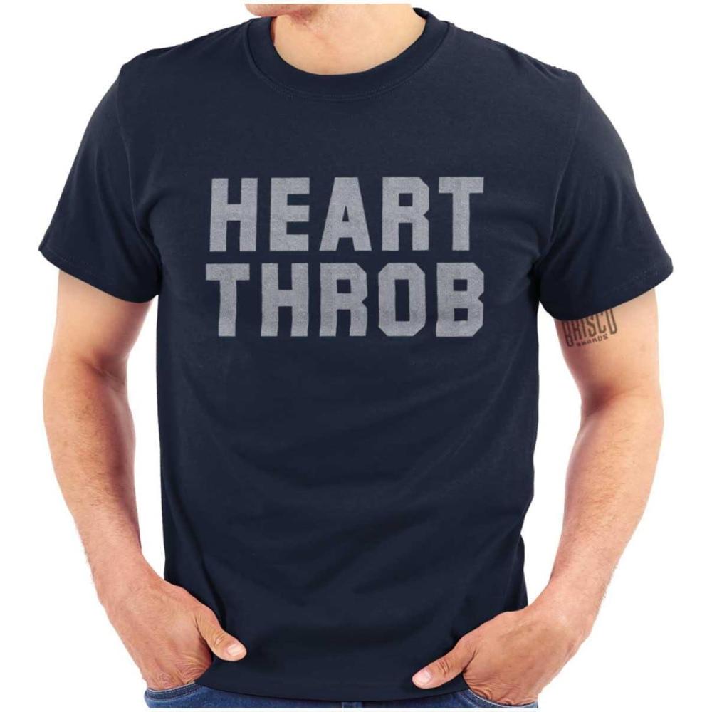 imageHeartthrob Funny Valentines Joke Mens Graphic T Shirt TeesNavy
