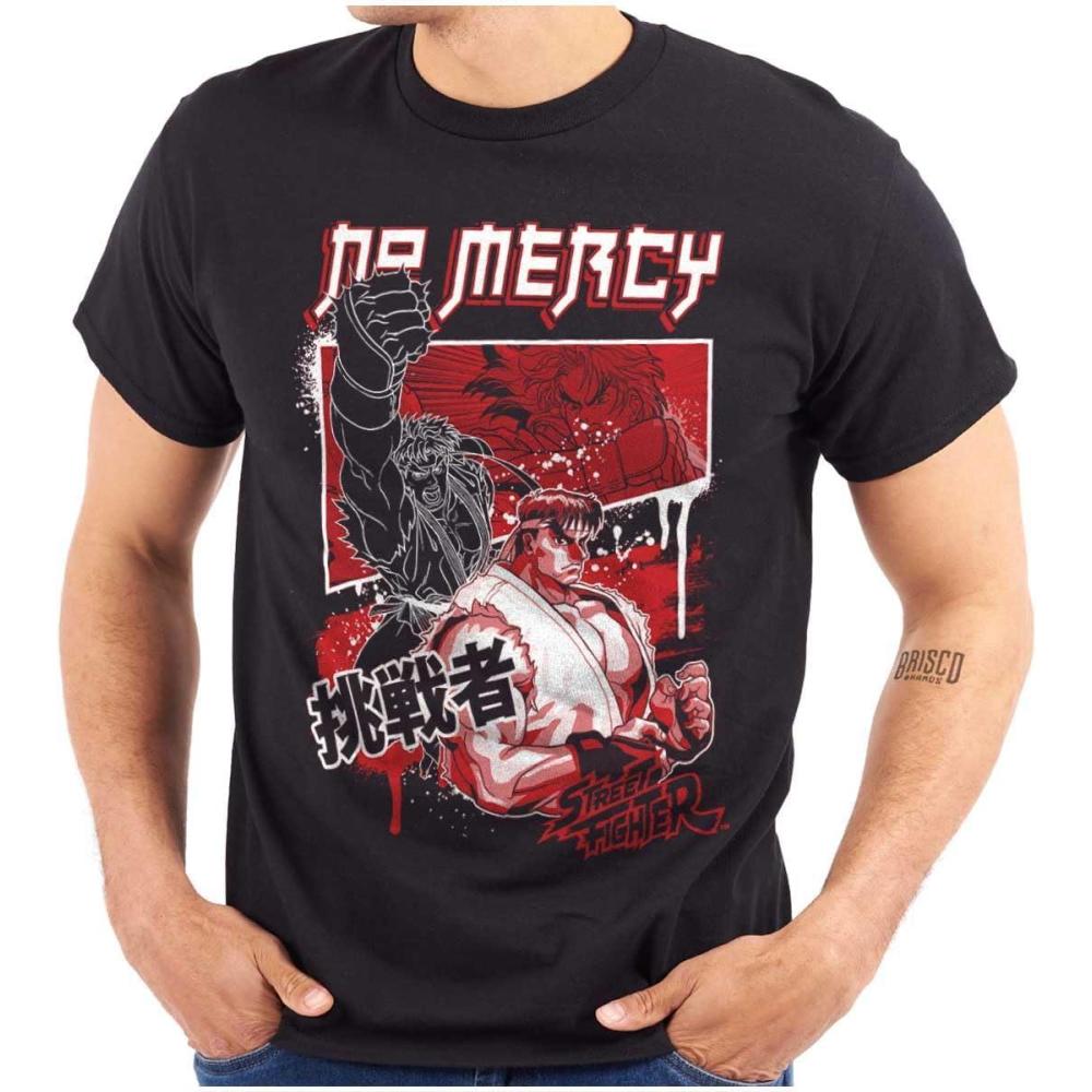 imageKanji Street Fighter No Mercy Ryu Mens Graphic T Shirt TeesBlack