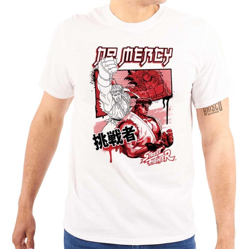 imageKanji Street Fighter No Mercy Ryu Mens Graphic T Shirt TeesWhite