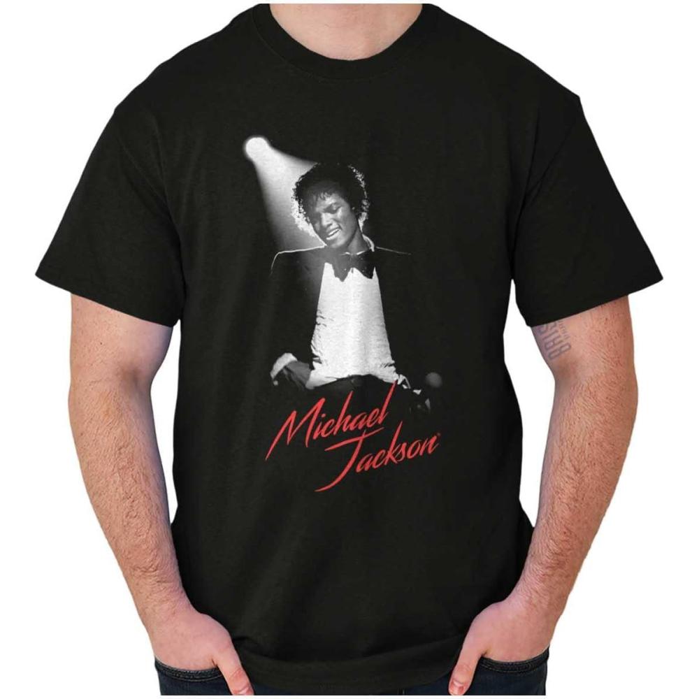 imageMichael Jackson King of Pop Spotlight Graphic T Shirt Men or WomenBlack