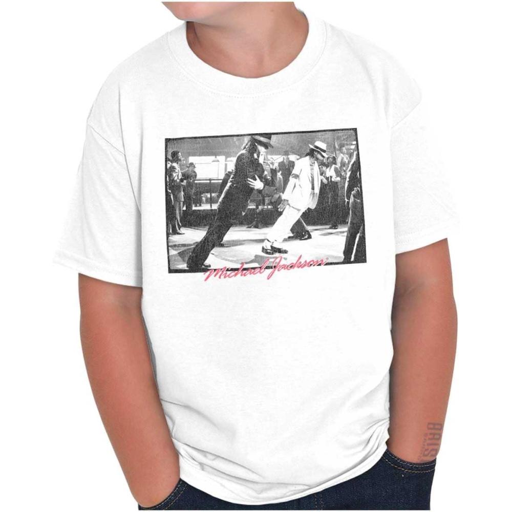 imageMichael Jackson Smooth Criminal Lean Crewneck T Shirts Boy GirlWhite