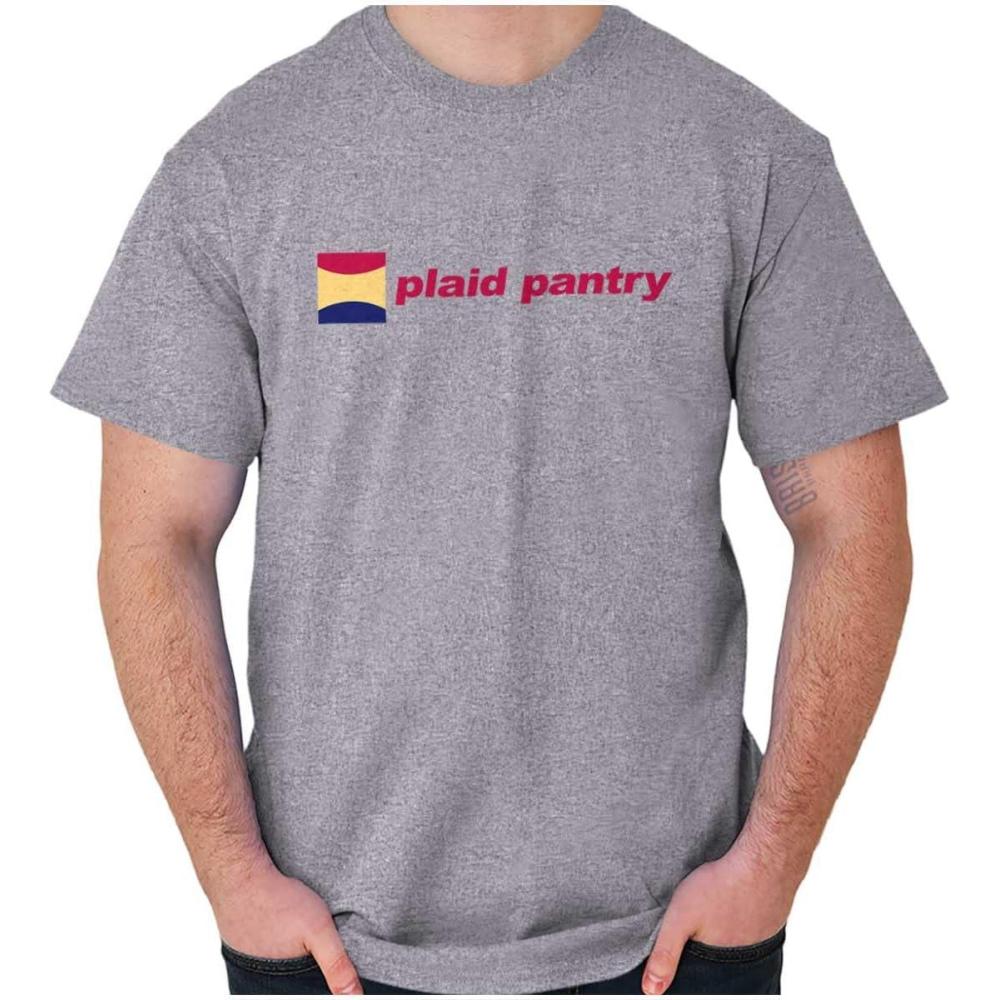 imagePlaid Pantry Store Minimalist Logo Graphic T Shirt Men or WomenSport Grey