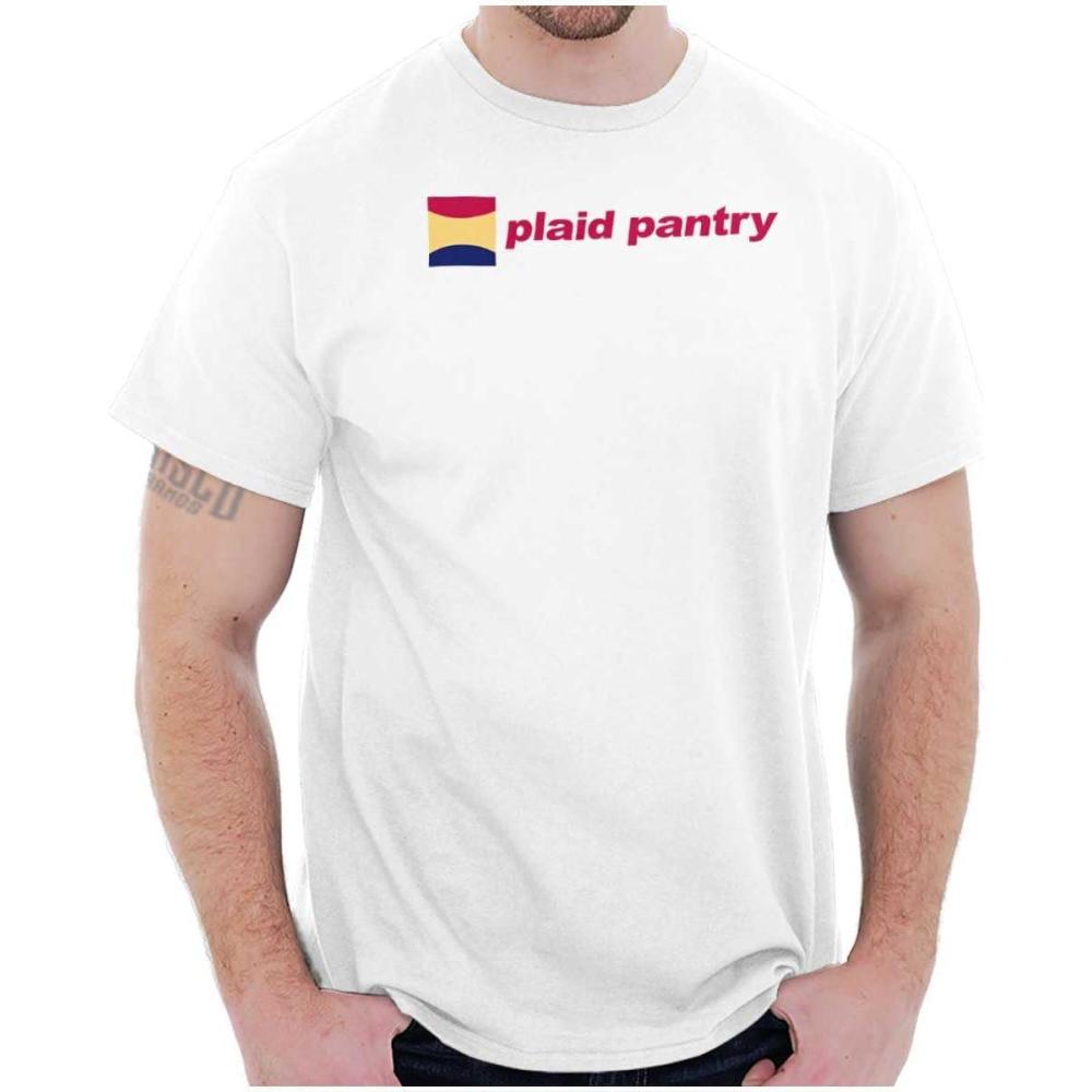 imagePlaid Pantry Store Minimalist Logo Graphic T Shirt Men or WomenWhite
