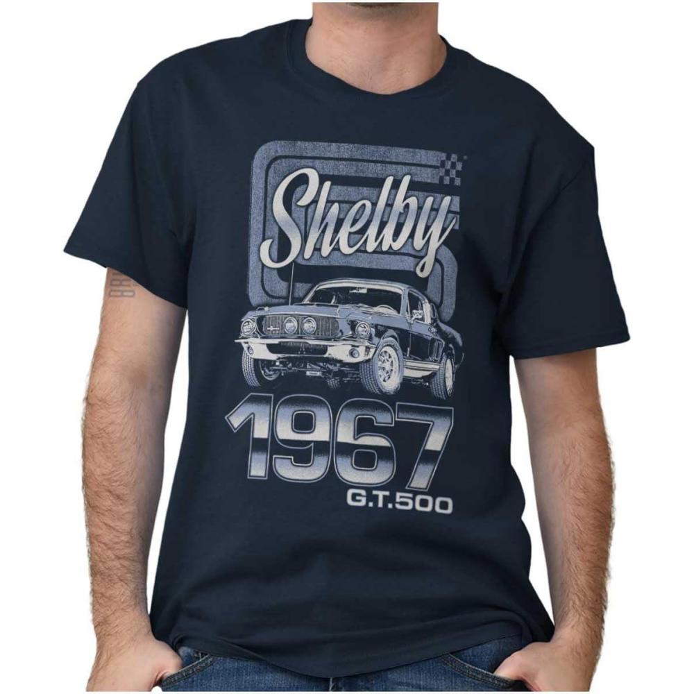 imageShelby GT 500 Classic Muscle Car Graphic T Shirt Men or WomenNavy