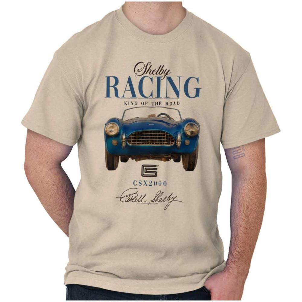 imageShelby Racing King of The Road Car Graphic T Shirt Men or WomenSand