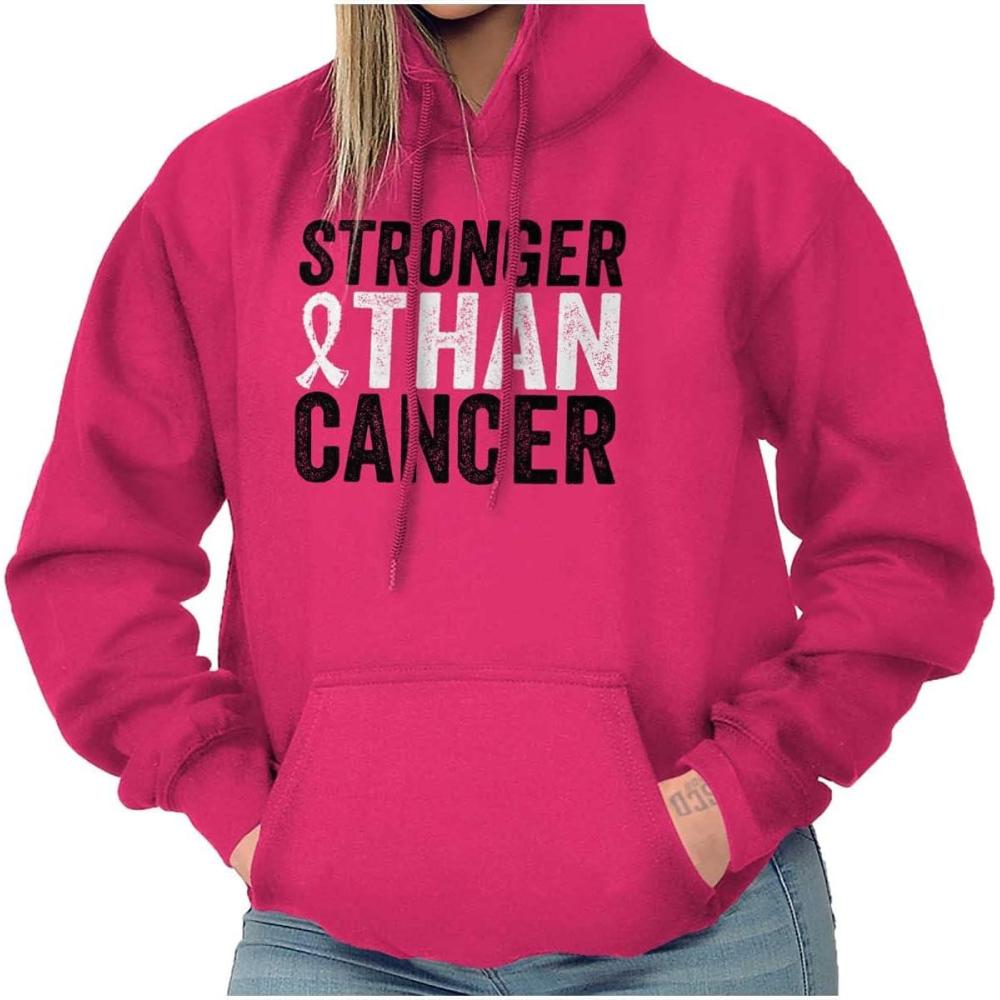 imageStronger Than Breast Cancer Warrior Hoodie Sweatshirt WomenHeliconia