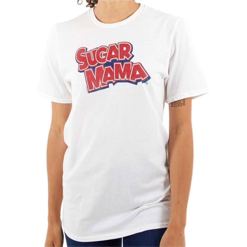 imageSugar Mama Chocolate Candy Logo Womens Graphic T Shirt TeesWhite