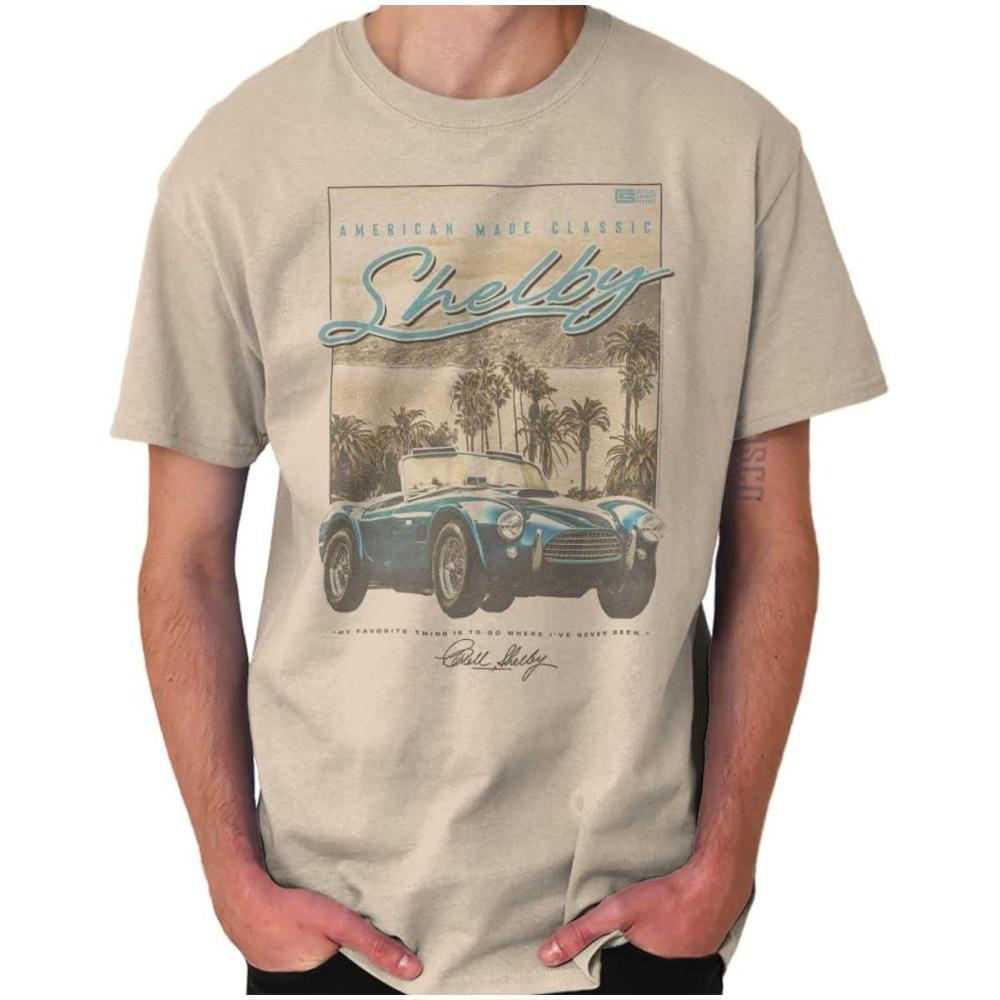 imageVintage Shelby American Muscle Car Graphic T Shirt Men or WomenSand