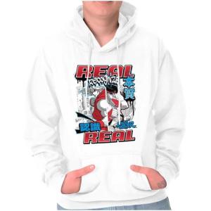 Brisco Brands Cool Kanji Street Fighter Retro Ryu Hoodie Sweatshirt Women Men(White)