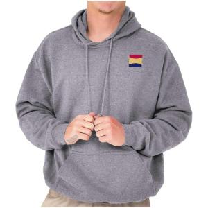 Brisco Brands Plaid Pantry Minimalist Color Logo Hoodie Sweatshirt Women Men(Sport Grey)