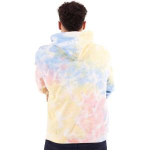Brisco Brands Tie Dye Hoodie Colorful Cloud Fleece Drawstring Hooded Pullover Sweatshirt(Sweet Treat)