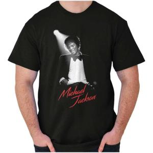Michael Jackson King of Pop Spotlight Graphic T Shirt Men or Women(Black)
