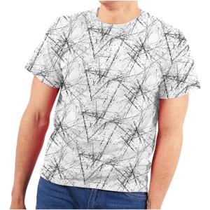 Pattern Style Long Sleeve Sweatshirt Unisex Printed Patterned Tee(Fracture)