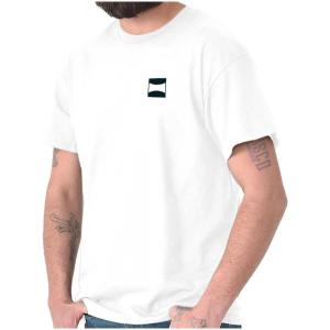 Plaid Pantry Minimalist Tonal Logo Graphic T Shirt Men or Women(White)