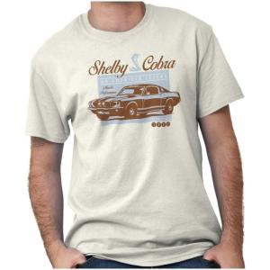 Shelby Cobra American Legend Racecar Graphic T Shirt Men or Women(White)