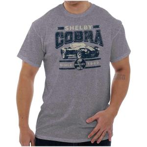 Shelby Cobra Muscle Car Racecar Graphic T Shirt Men or Women(Sport Grey)