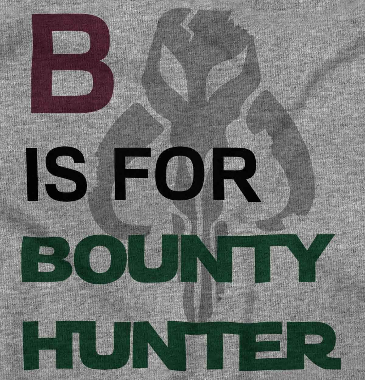 imageB is for Bounty Hunter Dark Galaxy Toddler Boy Girl T ShirtHeather