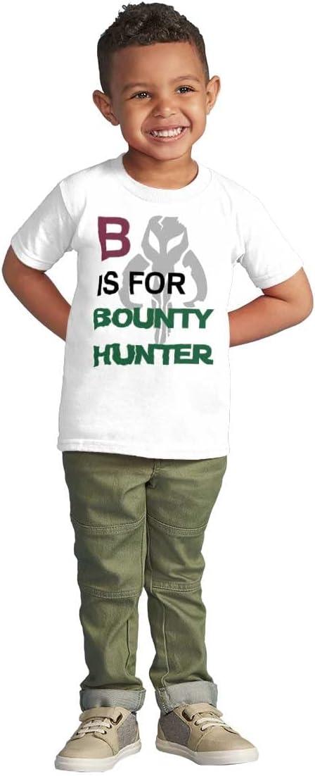 imageB is for Bounty Hunter Dark Galaxy Toddler Boy Girl T ShirtWhite