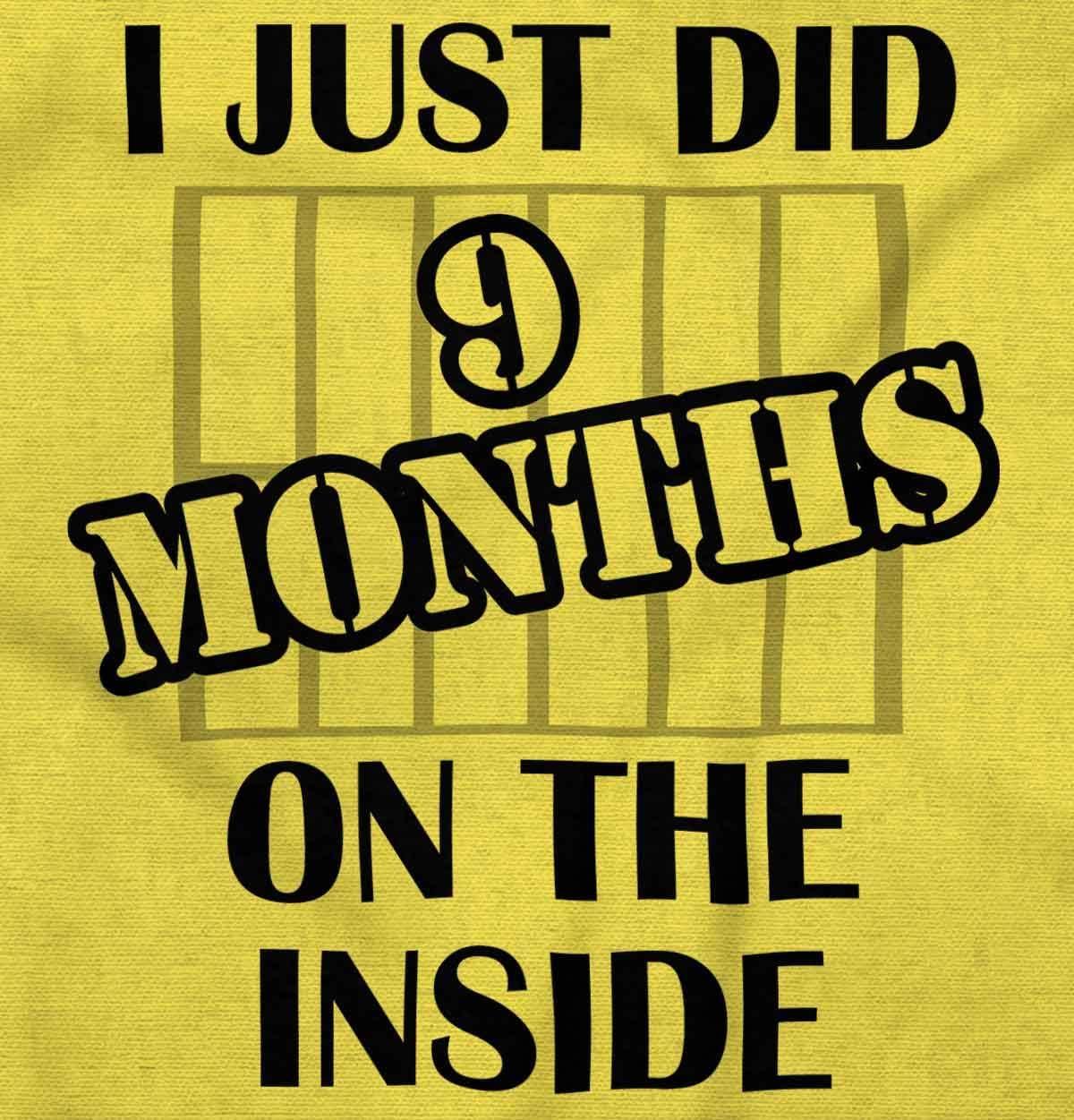 imageBrisco Brands 9 Months Inside Resisting A Rest Funny Baby Romper Boys or Girls9 Months Inside Zest