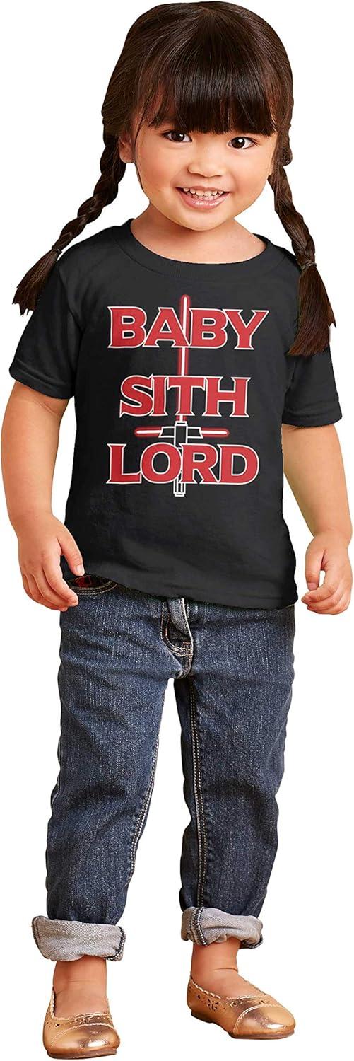 imageBrisco Brands Baby Space Lord Dark Galaxy Ruler Toddler Boy Girl T ShirtBlack