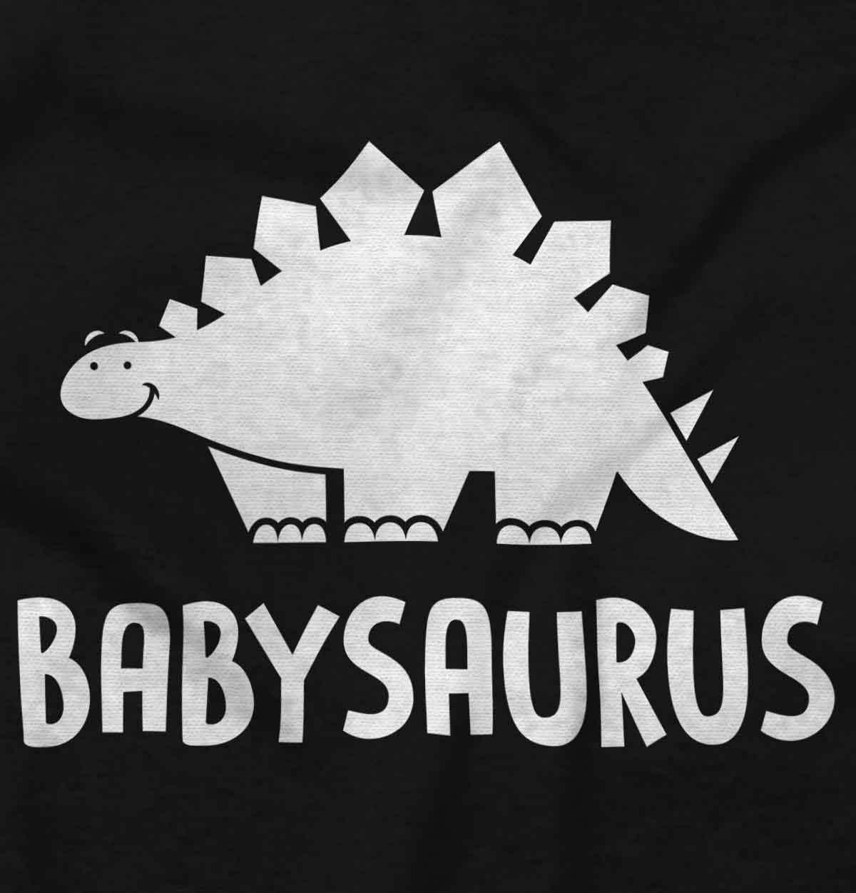 imageBrisco Brands Babysaurus Adorable Little Dinosaur Baby Bodysuit Jumper BoysBlack