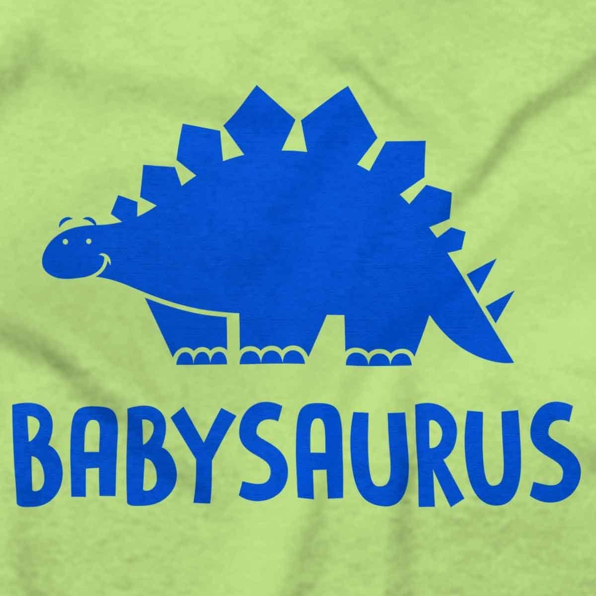 imageBrisco Brands Babysaurus Adorable Little Dinosaur Baby Bodysuit Jumper BoysKey Lime