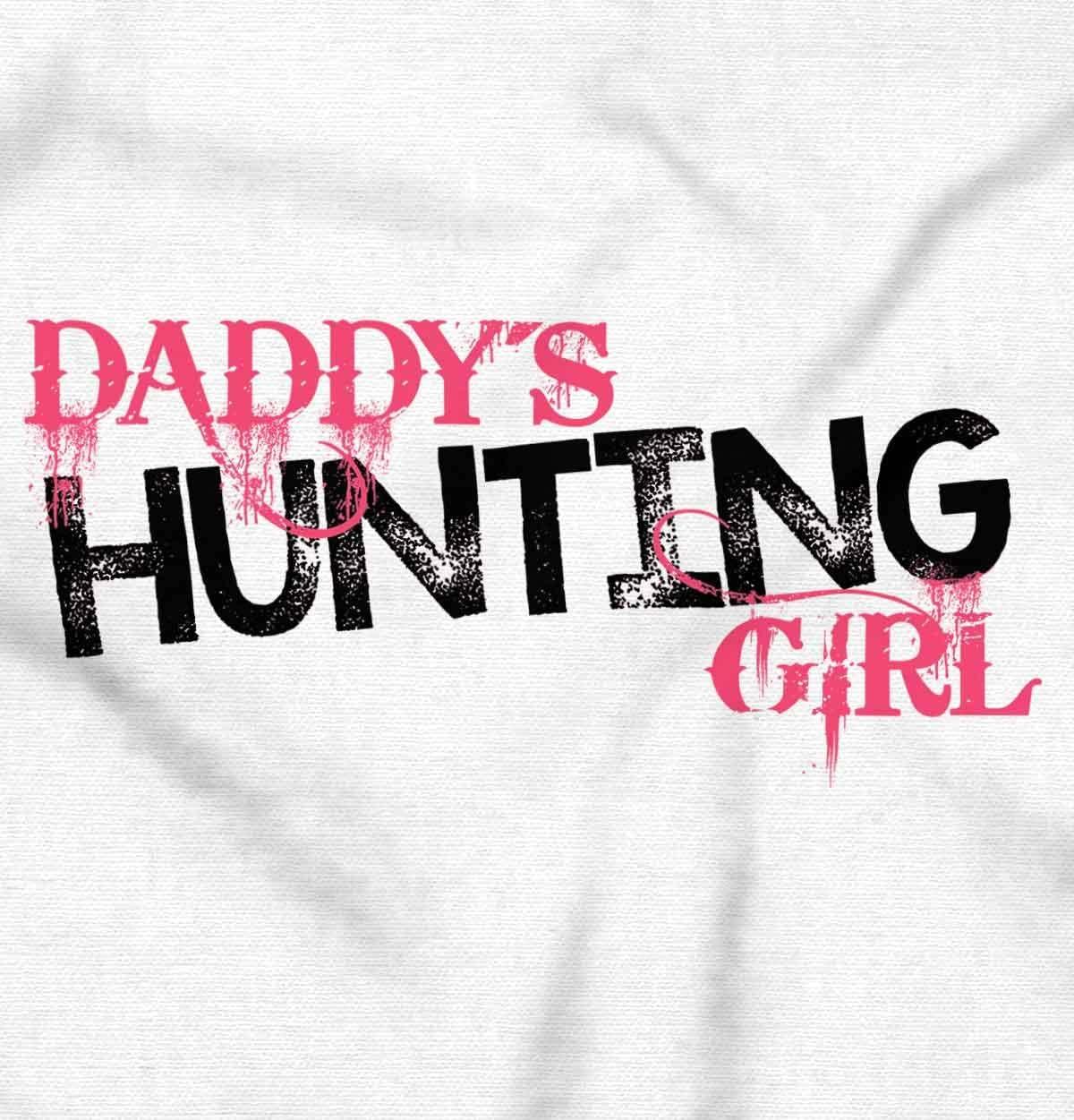 imageBrisco Brands Cute Daddys Hunting Girl Daughter Baby Bodysuit Jumper GirlsWhite