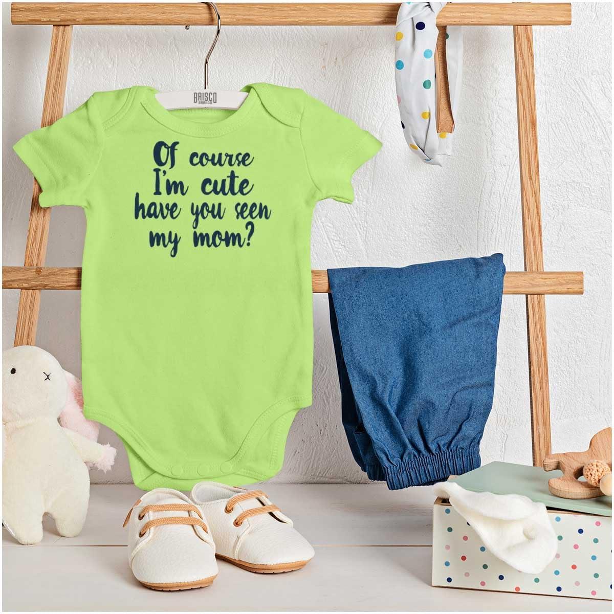 imageBrisco Brands Cute Like Mom New Daughter Adorable Baby Bodysuit Jumper GirlsKey Lime
