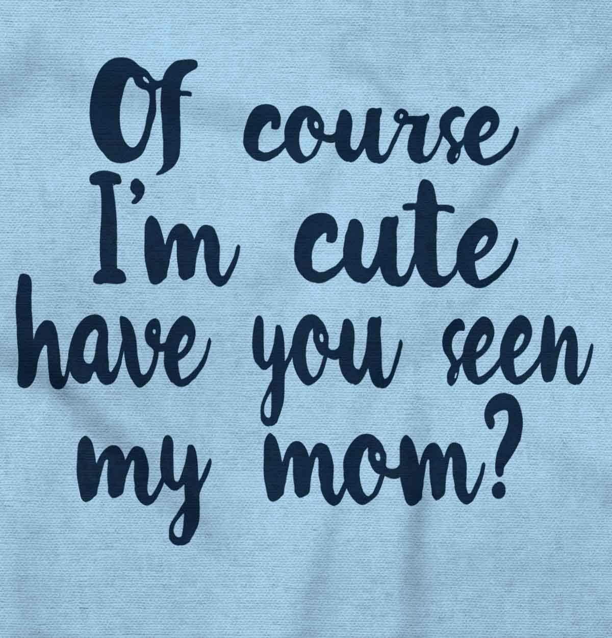 imageBrisco Brands Cute Like Mom New Daughter Adorable Baby Bodysuit Jumper GirlsLight Blue