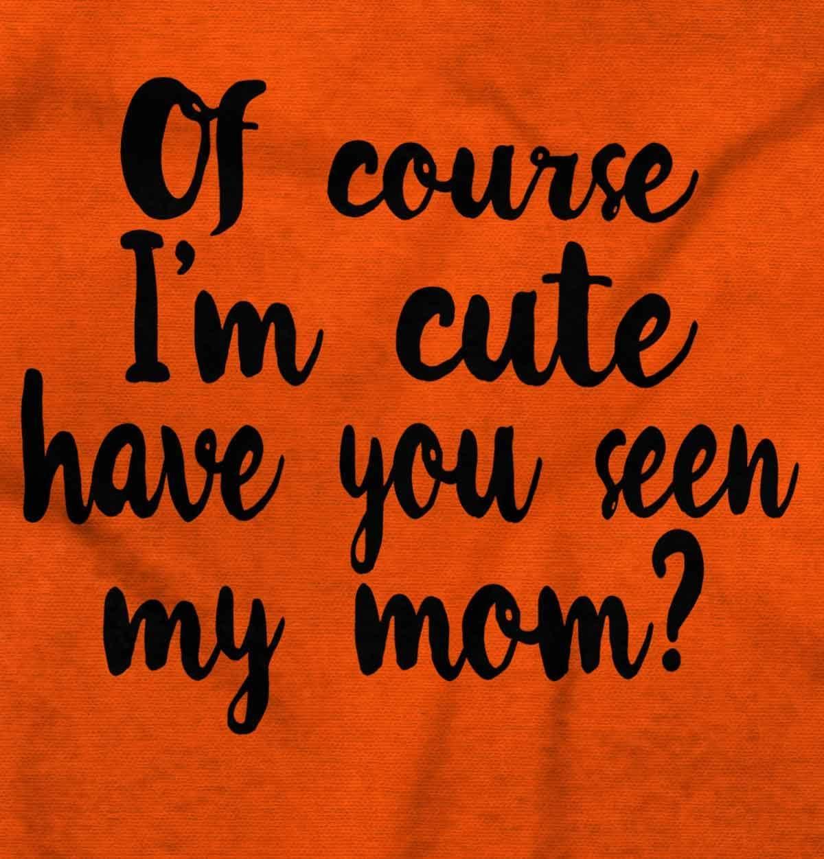 imageBrisco Brands Cute Like Mom New Daughter Adorable Baby Bodysuit Jumper GirlsOrange