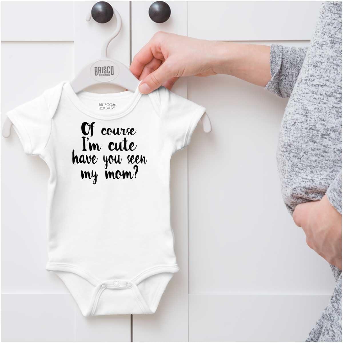 imageBrisco Brands Cute Like Mom New Daughter Adorable Baby Bodysuit Jumper GirlsWhite