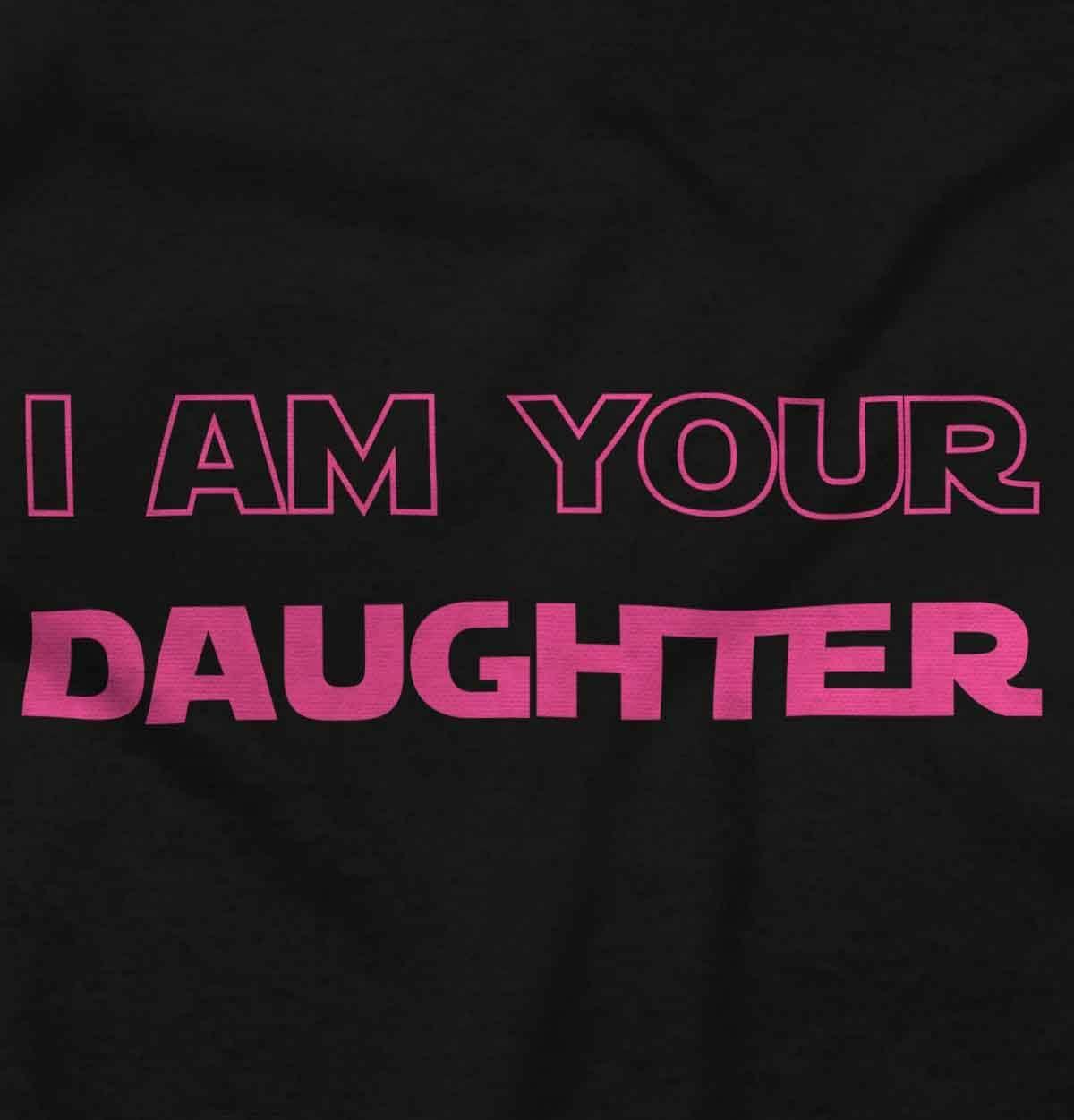 imageBrisco Brands Dark Lord I Am Your Daughter Galaxy Baby Bodysuit Jumper GirlsBlack