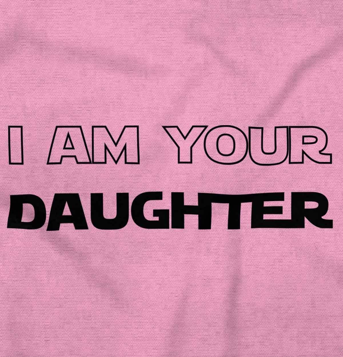 imageBrisco Brands Dark Lord I Am Your Daughter Galaxy Baby Bodysuit Jumper GirlsPink