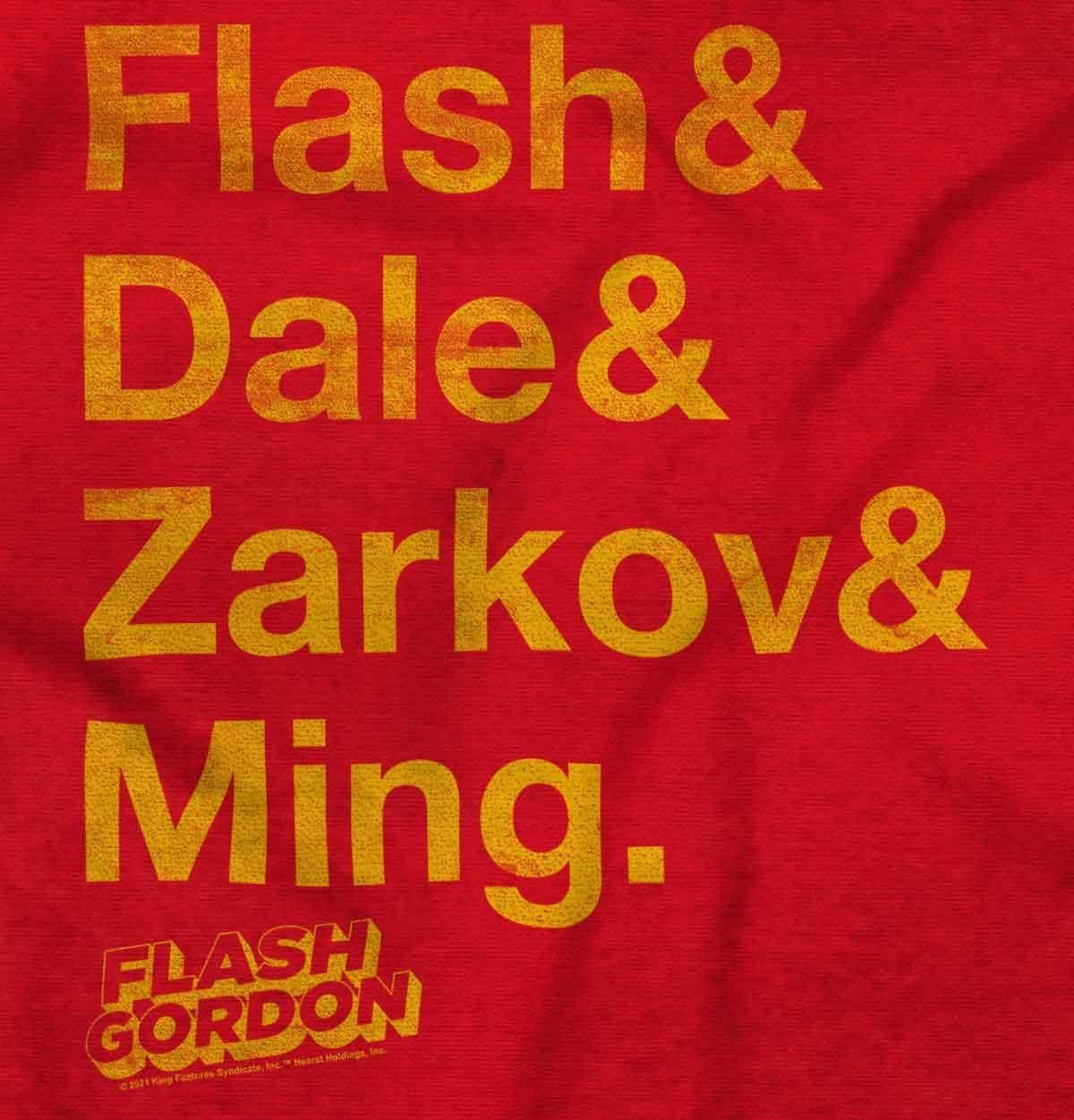 imageBrisco Brands Flash Gordon Comic Book Characters Graphic T Shirt Men or WomenRed