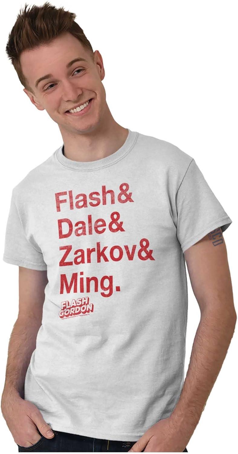 imageBrisco Brands Flash Gordon Comic Book Characters Graphic T Shirt Men or WomenWhite