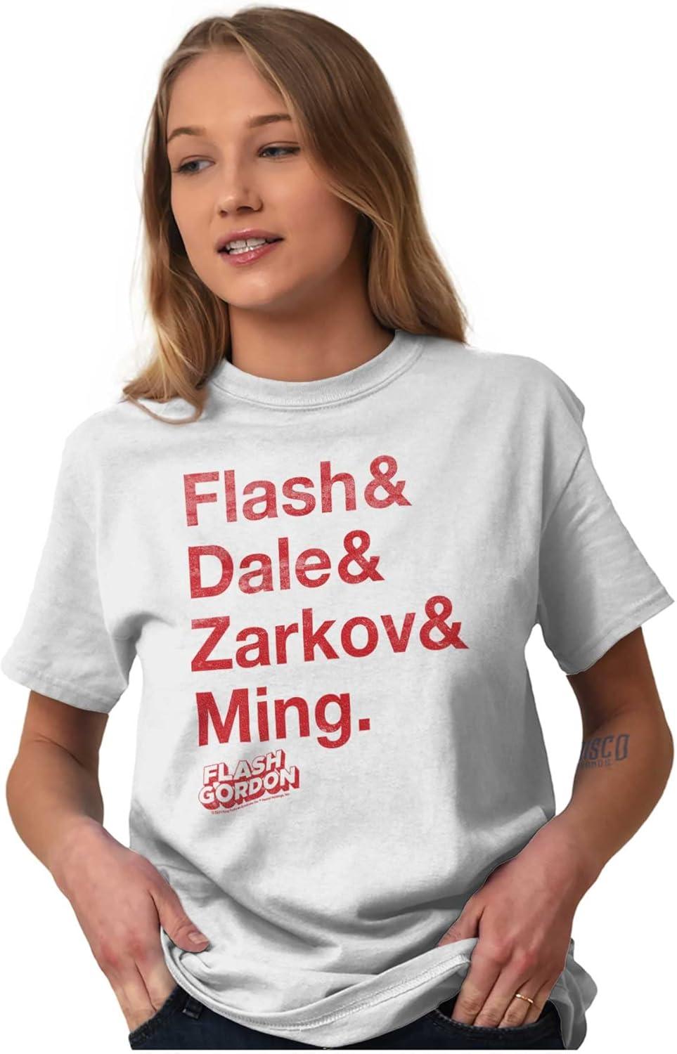 imageBrisco Brands Flash Gordon Comic Book Characters Graphic T Shirt Men or WomenWhite