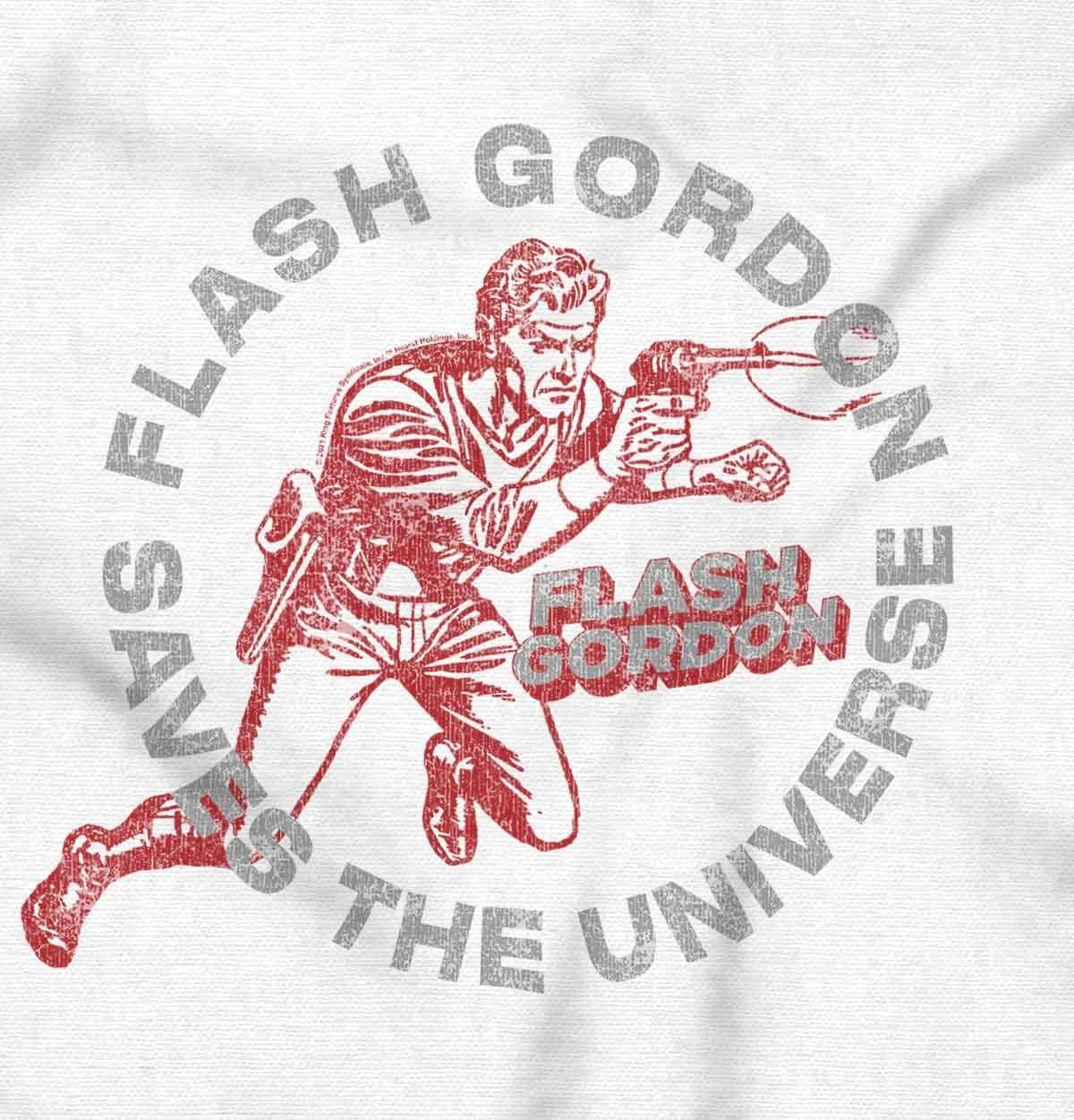 imageBrisco Brands Flash Gordon Superhero Comic Book Sweatshirt for Men or WomenWhite
