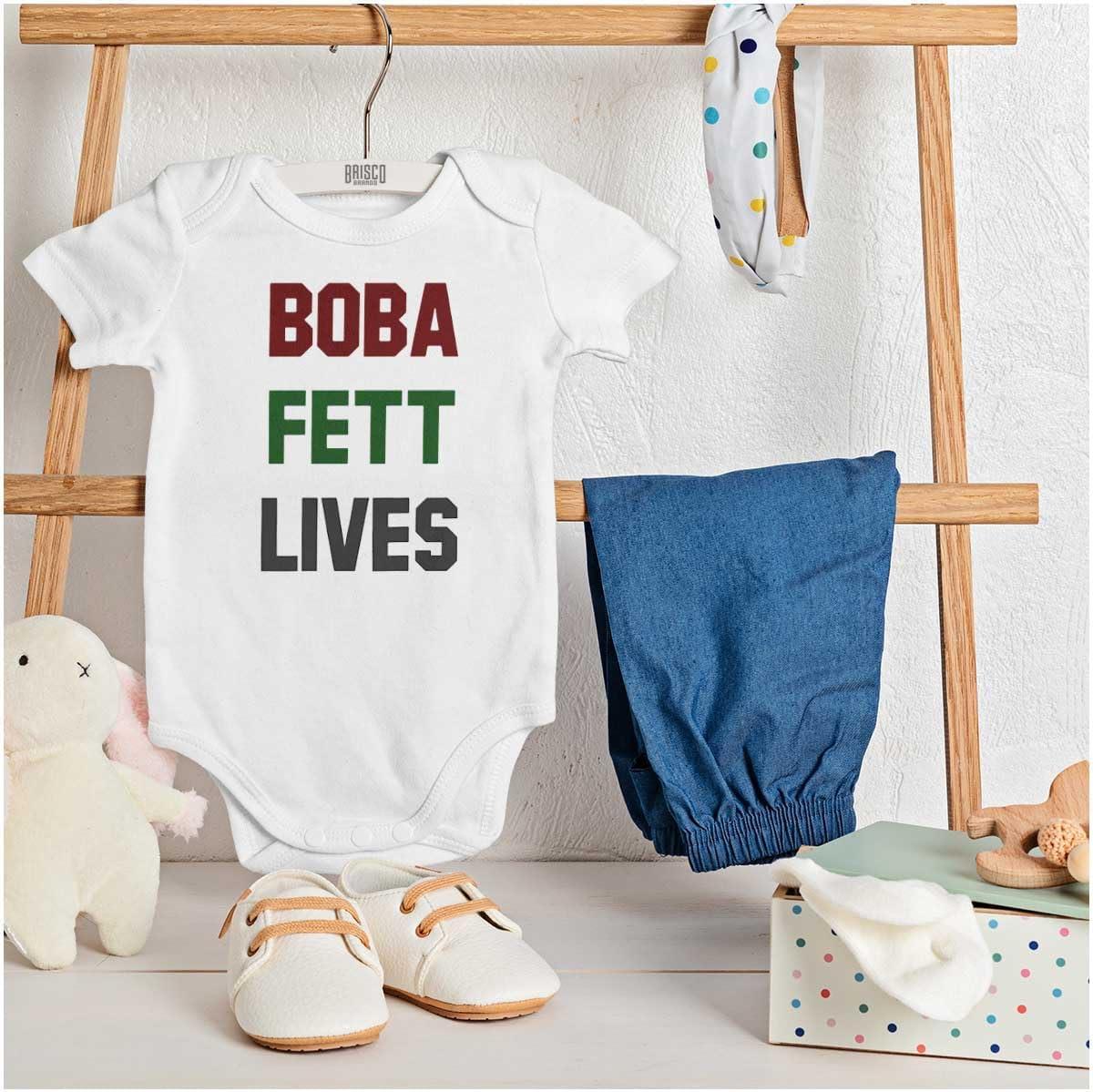 imageBrisco Brands Galactic Bounty Hunter Nerdy Geek Baby Romper Boys or GirlsWhite