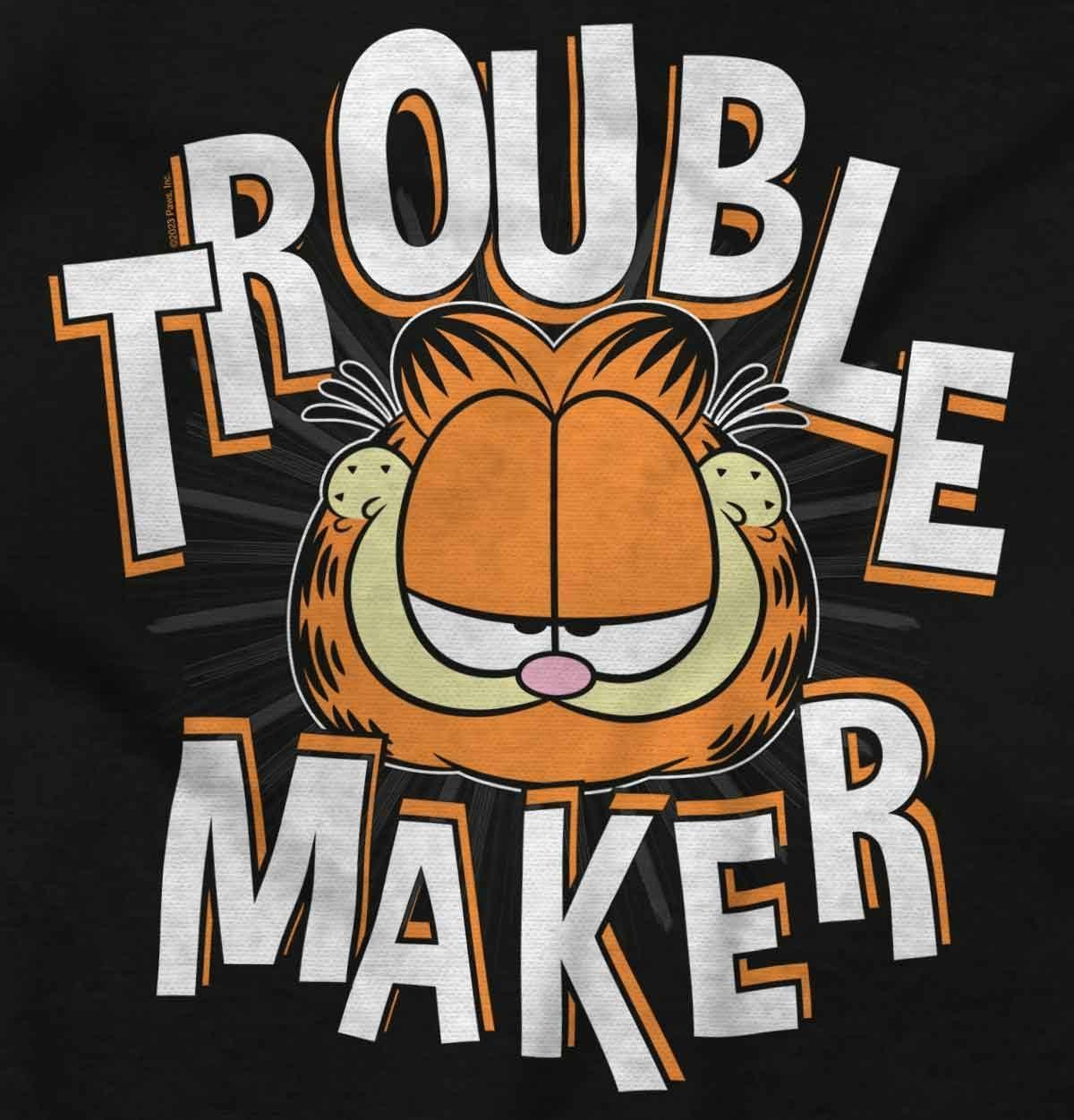 imageBrisco Brands Garfield Cartoon Funny Troublemaker Baby Romper Boys or GirlsBlack