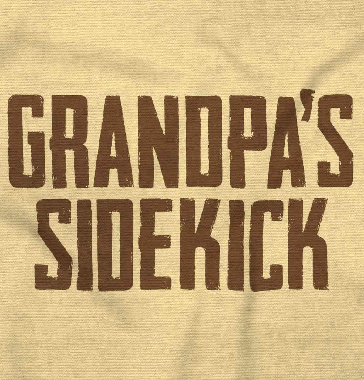imageBrisco Brands Grandpa Sidekick Cute Funny Grandkids Baby Romper Boys or GirlsBanana