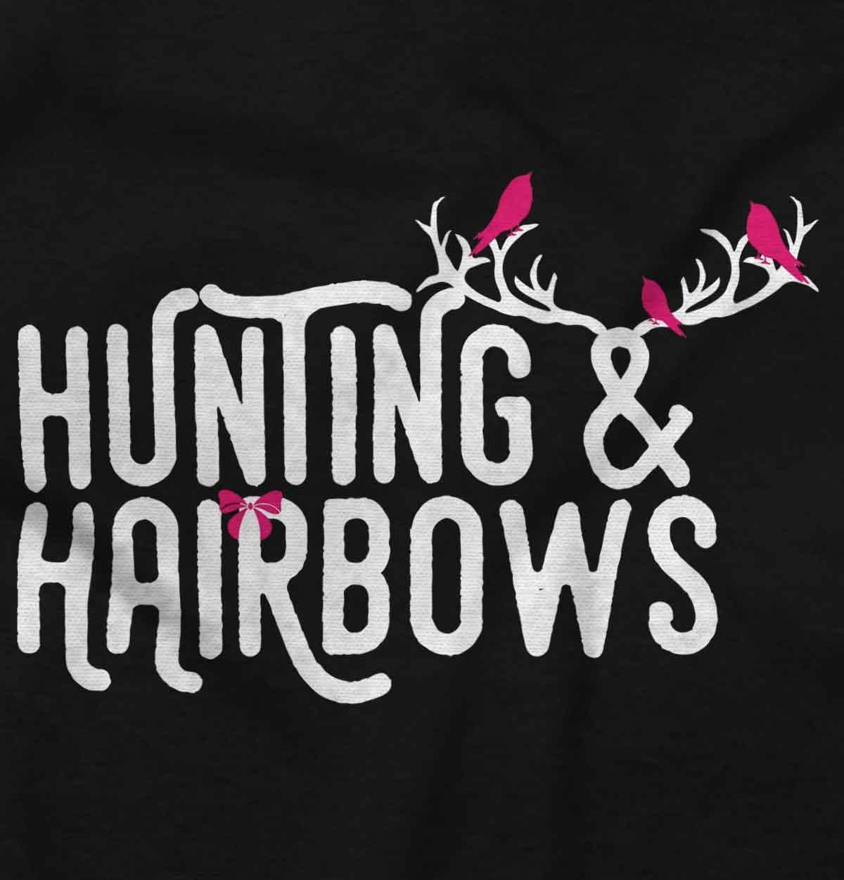 imageBrisco Brands Hunting and Hairbows Cute Daughter Baby Bodysuit Jumper GirlsBlack