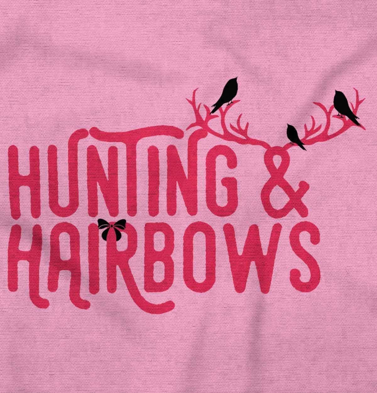 imageBrisco Brands Hunting and Hairbows Cute Daughter Baby Bodysuit Jumper GirlsPink